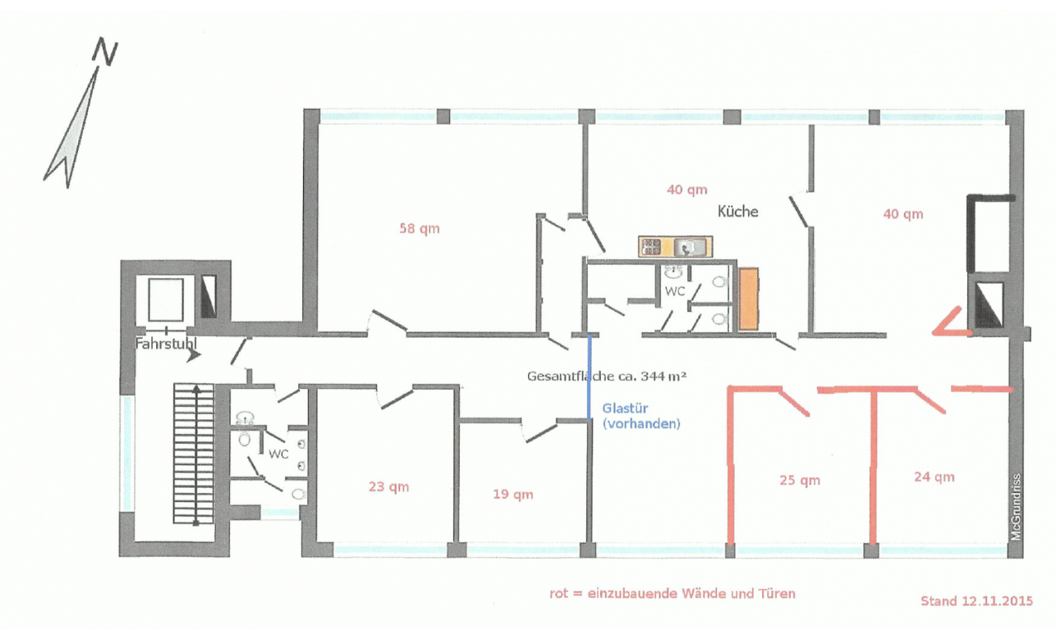 Büro mieten Boschstraße 23 Hamburg Bahrenfeld