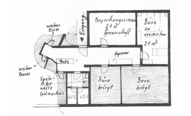 Bürogemeinschaft Haußmannstraße Stuttgart Mitte