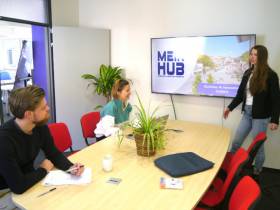 Büro im Herzen Tübingens mit Blick auf Friedrichsplatz